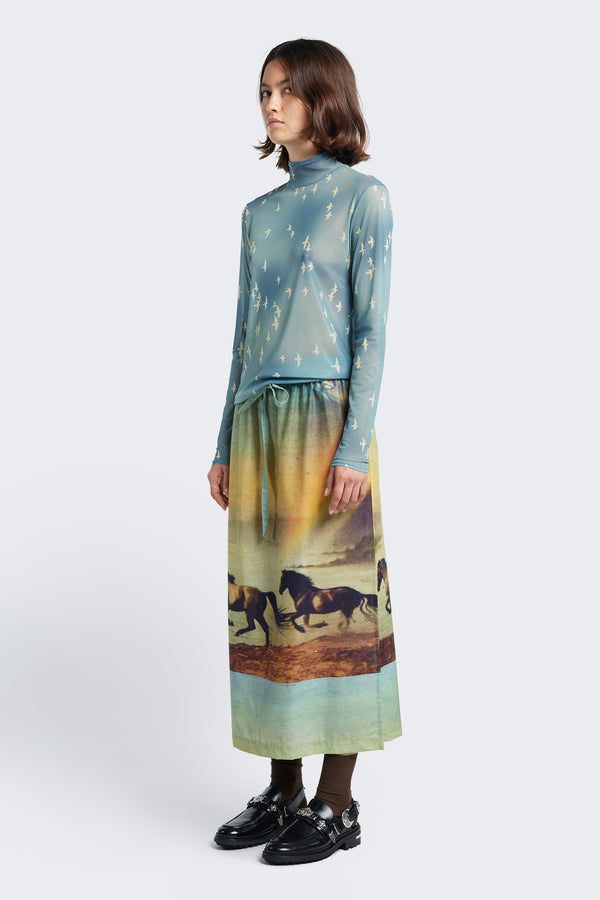 Outpost Skirt Cosmic Print