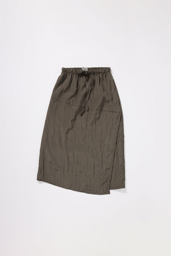 Particle Skirt Olive Green