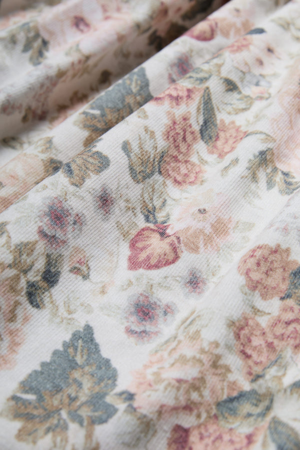 The Resting Cord Shirt is made from fine wale corduroy in a Kloke developed floral print reminiscent of traditional tapestry.