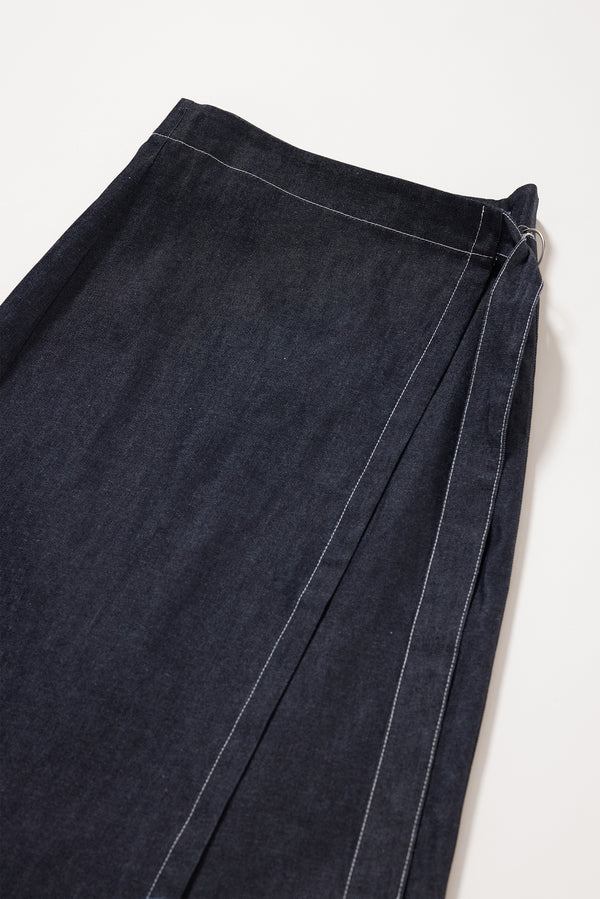 Vital Denim Skirt Dark Indigo