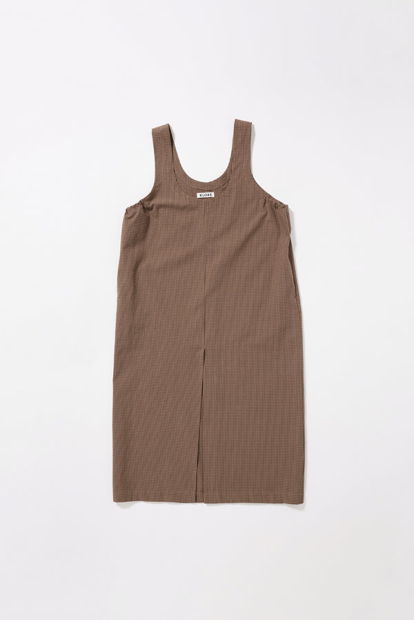 Weave Pinafore Cocoa