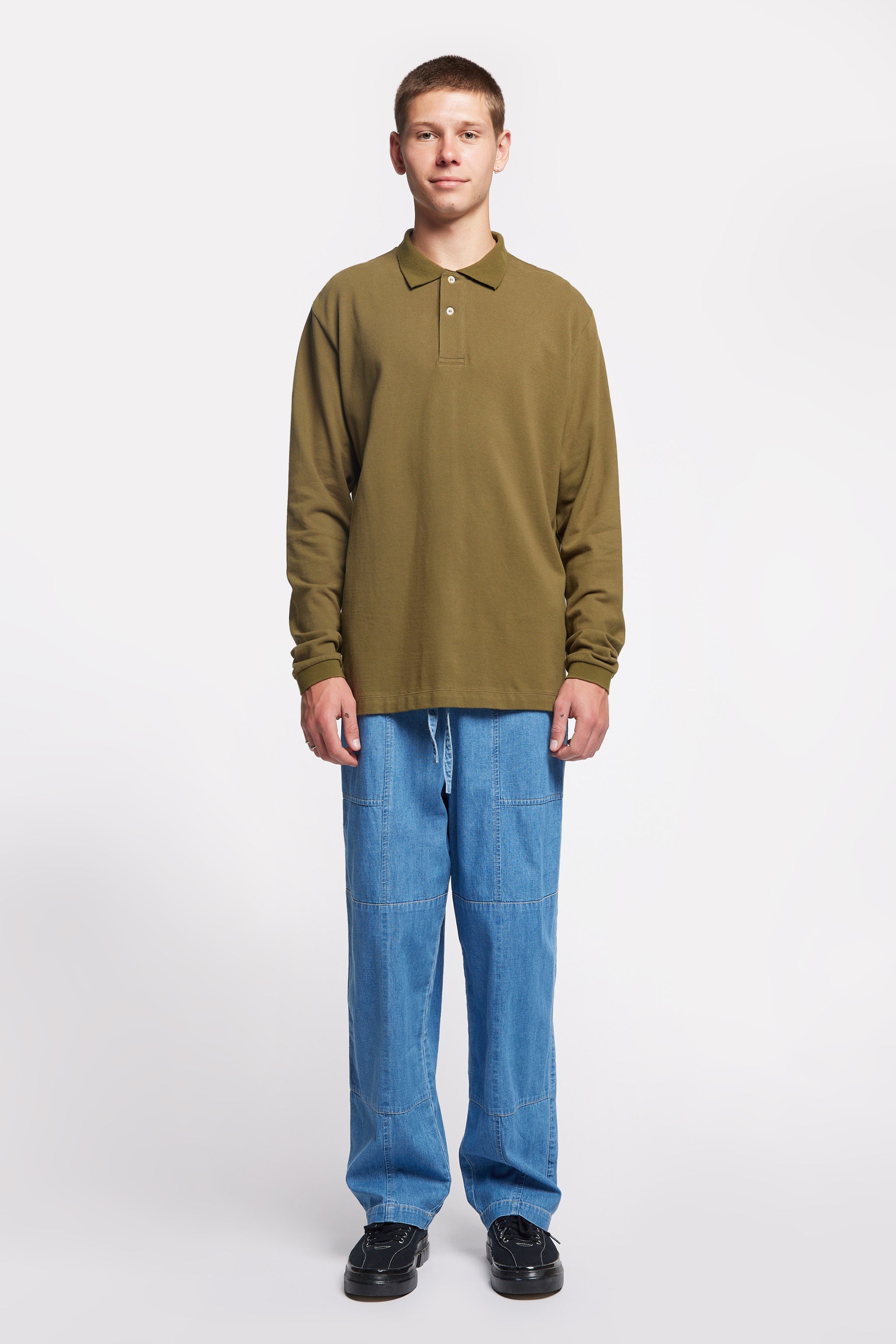 Scope Polo Tee Olive – Kloke