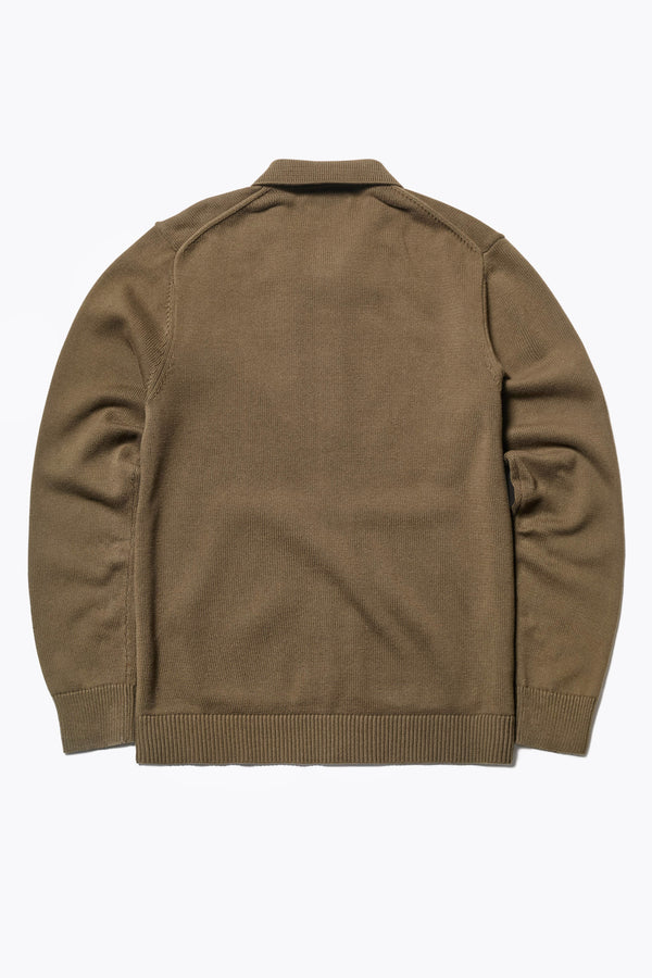 Anvil Collar Cardigan Olive