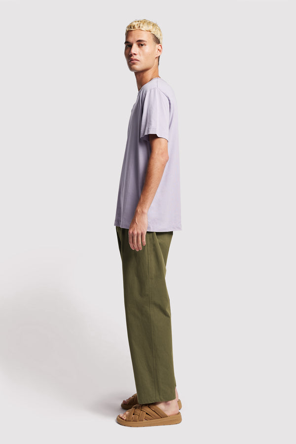 Boulder Pleat Pant Olive