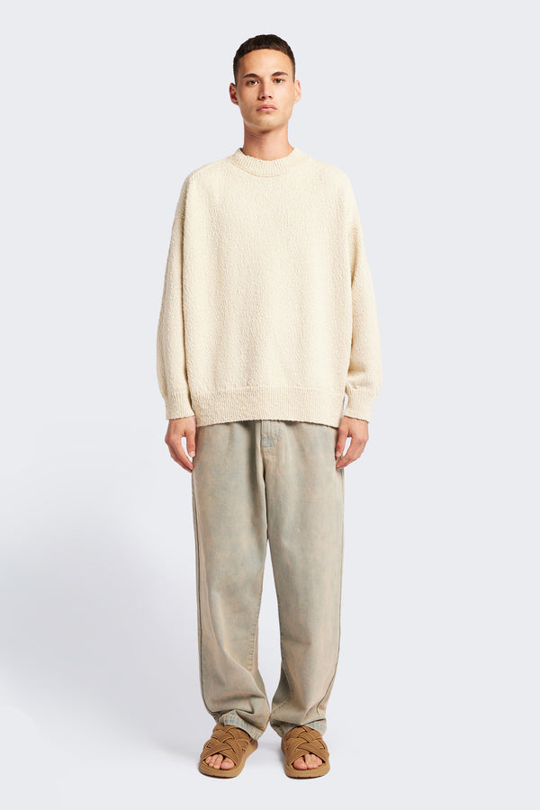 Hill Slub Sweater Ecru