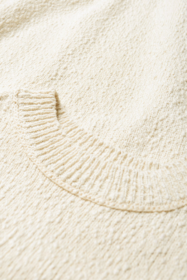 Hill Slub Sweater Ecru