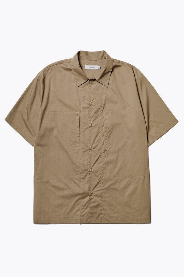 Perisi S/S Shirt Olive Brown