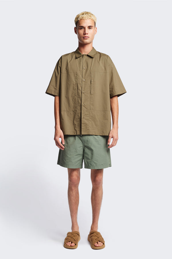 Perisi S/S Shirt Olive Brown