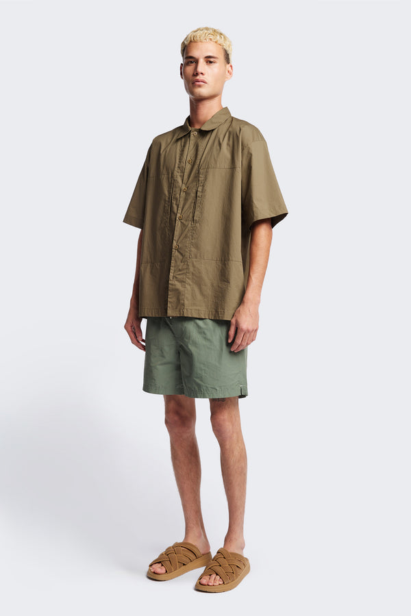 Perisi S/S Shirt Olive Brown
