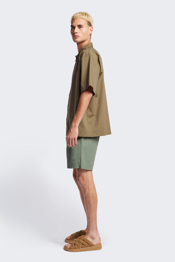 Perisi S/S Shirt Olive Brown