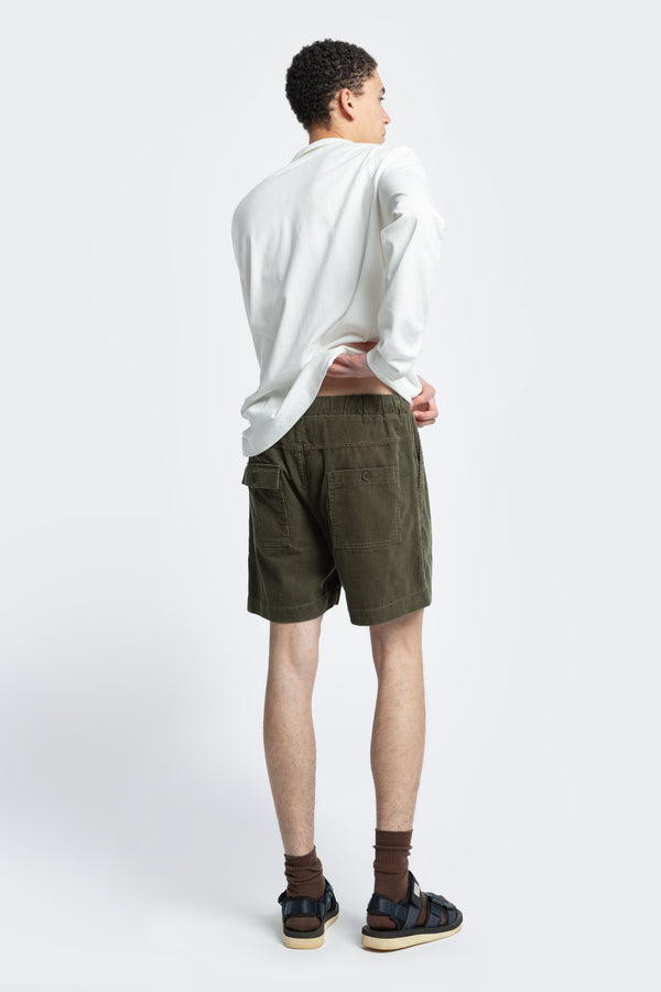 Elation Cord Short Dark Olive