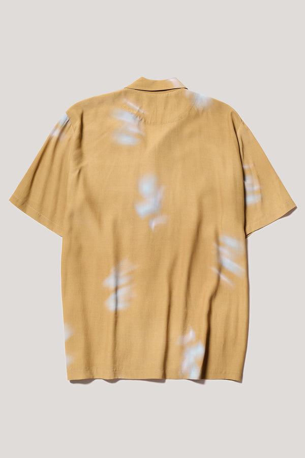 Wing Print Shirt Sand/Turquoise