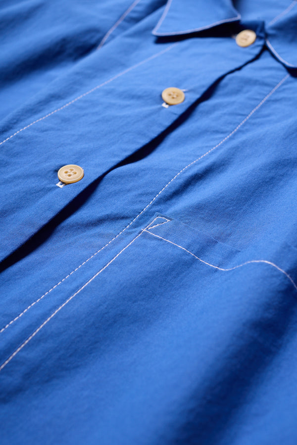 Journey Shirt Dress Cobalt Blue