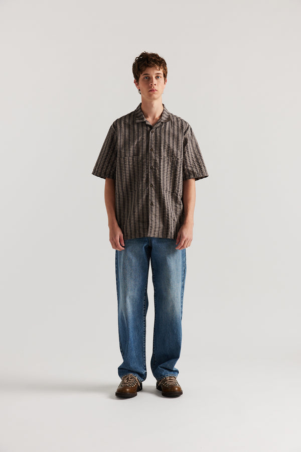 Allies Check Shirt Brown check