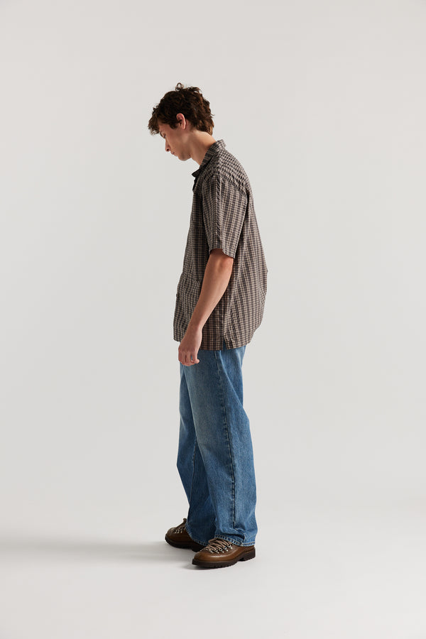 Allies Check Shirt Brown check