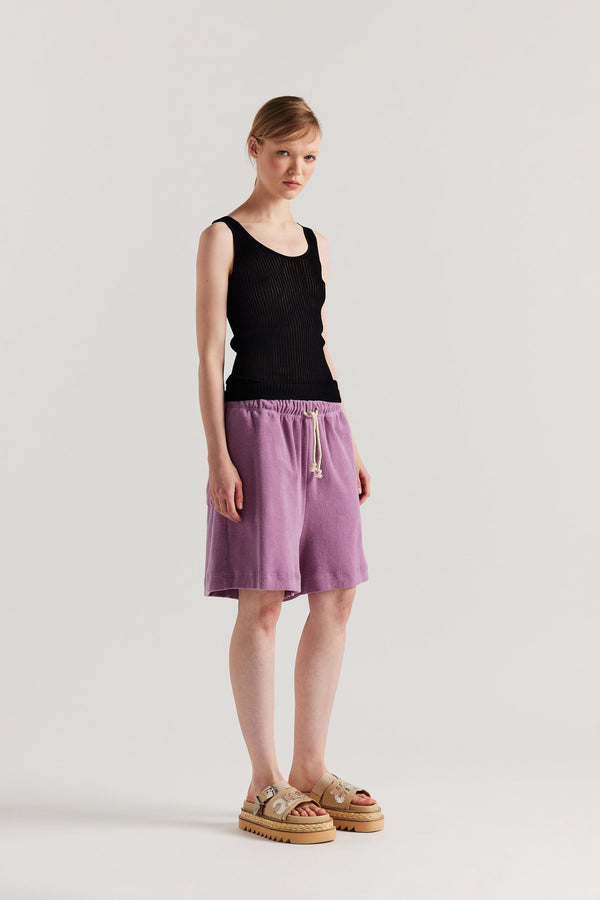 Glint Lounge Short Purple