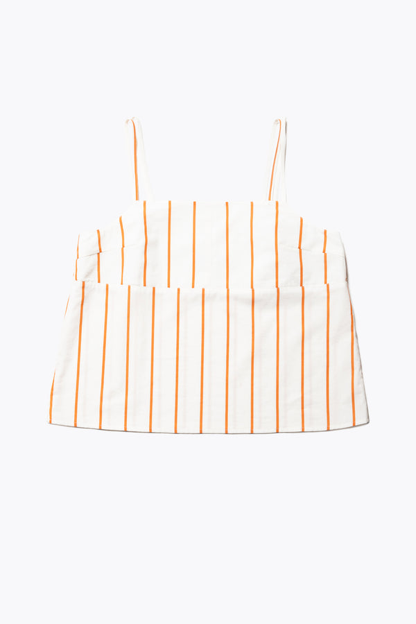 After Strap Tank Burnt Orange Stripe