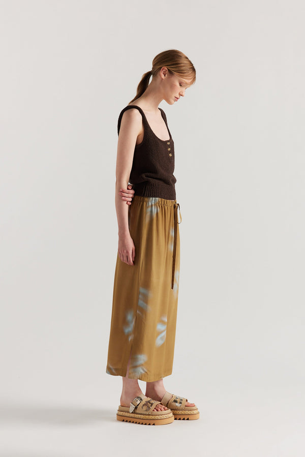 Airfoil Skirt Sand/Turquoise