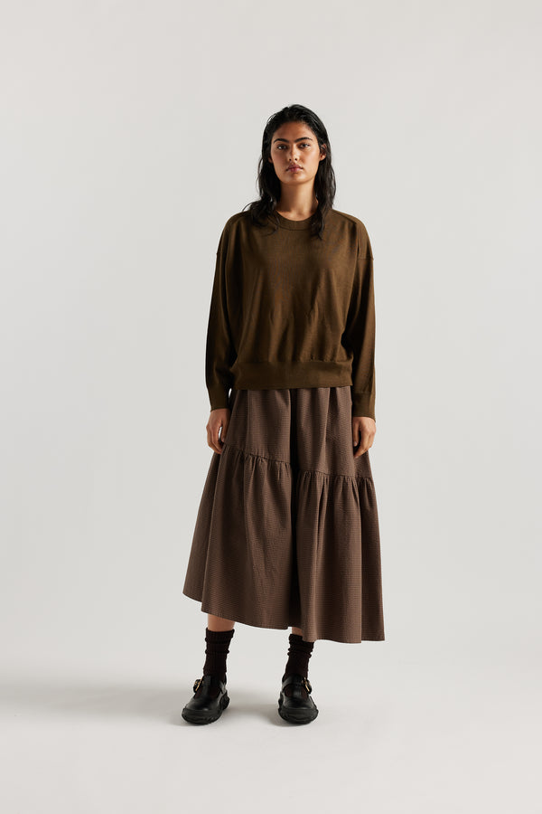 Descend Merino Knit Brown