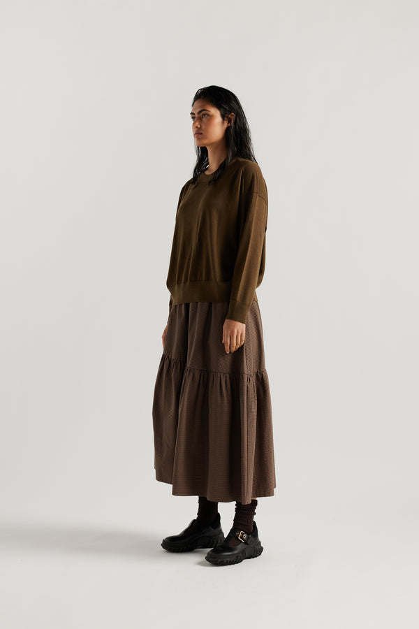 Descend Merino Knit Brown