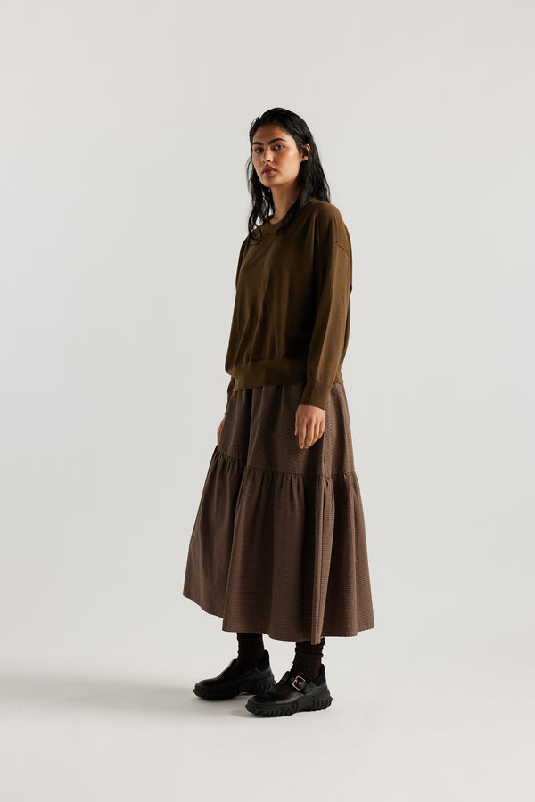 Descend Merino Knit Brown