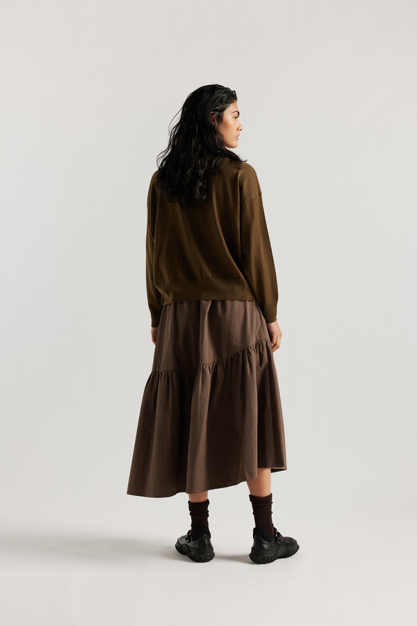 Descend Merino Knit Brown