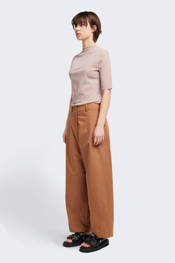 Flow Mesh Top Pale Mauve/Peach