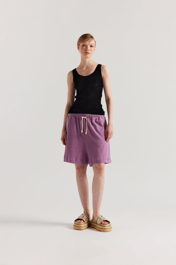 Glint Lounge Short Purple