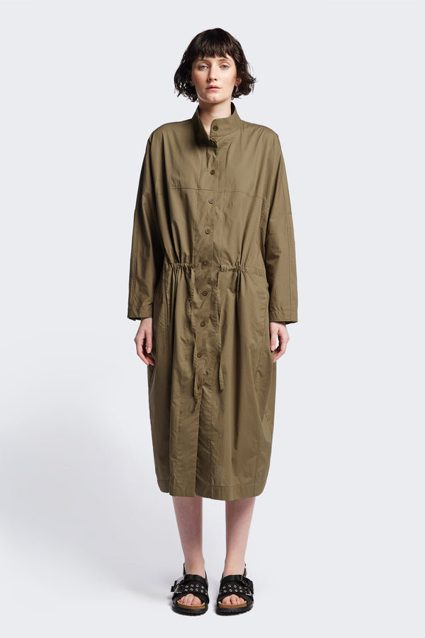 Iberia Dress Olive Brown