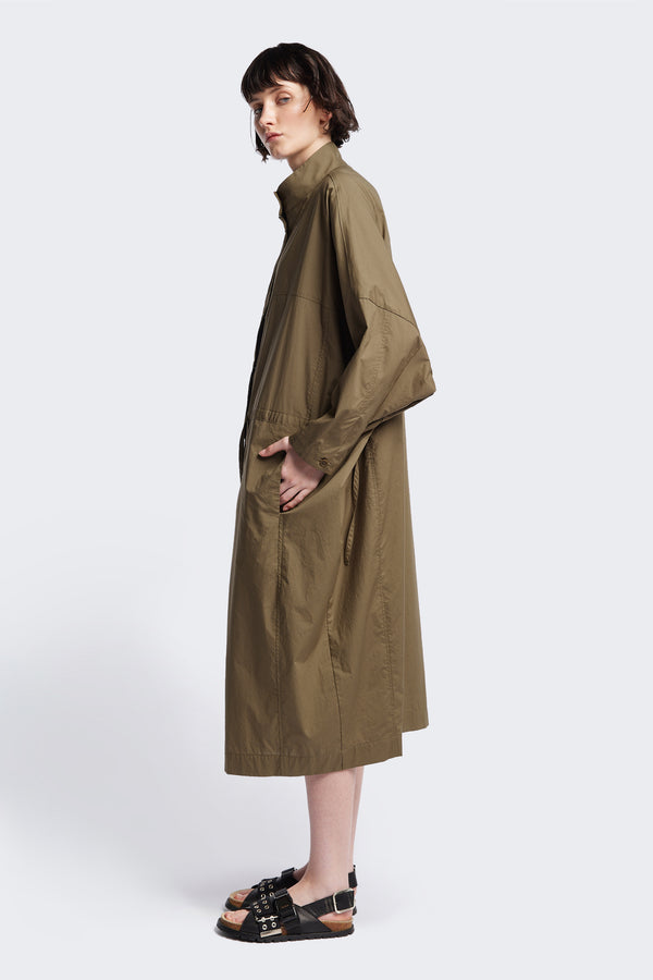 Iberia Dress Olive Brown