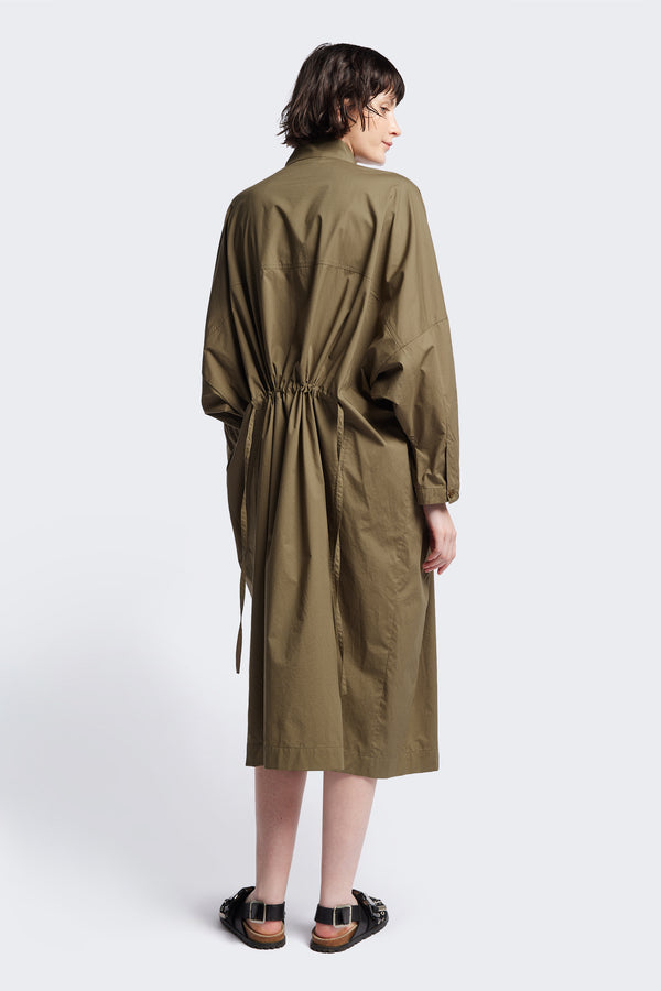 Iberia Dress Olive Brown