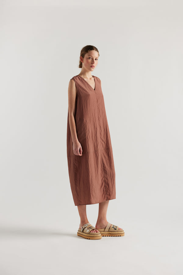 Incandescent Dress Cocoa