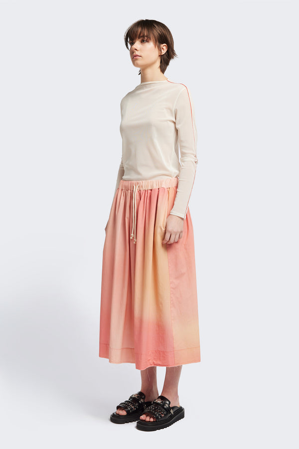 Interlude Skirt Cloud Print