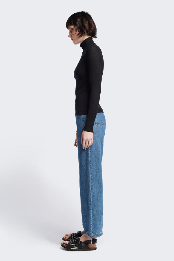 Layer Turtleneck Black