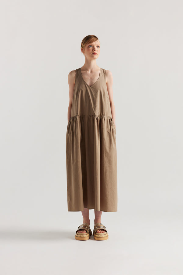 Nilas Dress Taupe