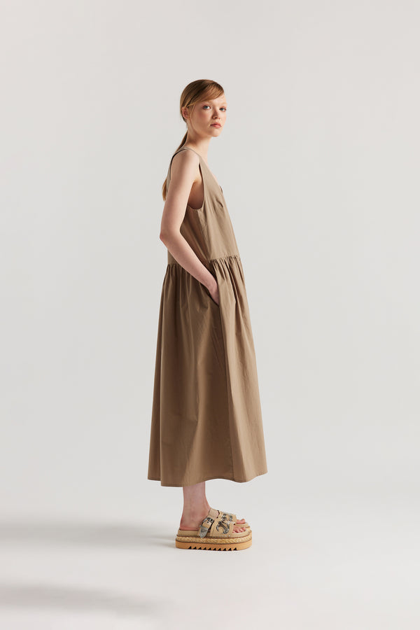 Nilas Dress Taupe