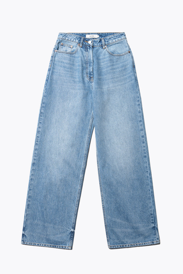 Temple Jean Mid Blue Fade