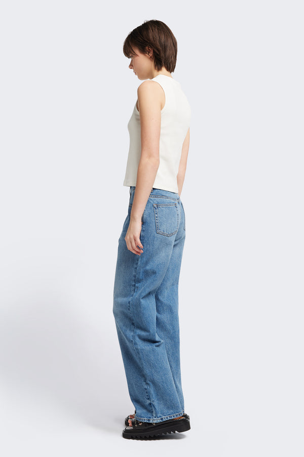 Temple Jean Mid Blue Fade