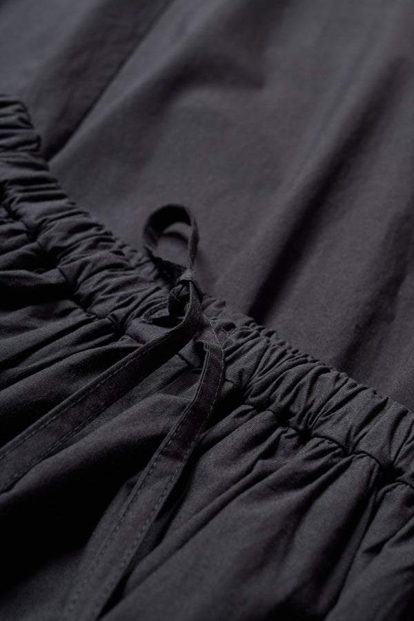 Tempo Gathered Skirt Black