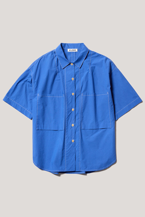 Tumult Shirt Cobalt Blue