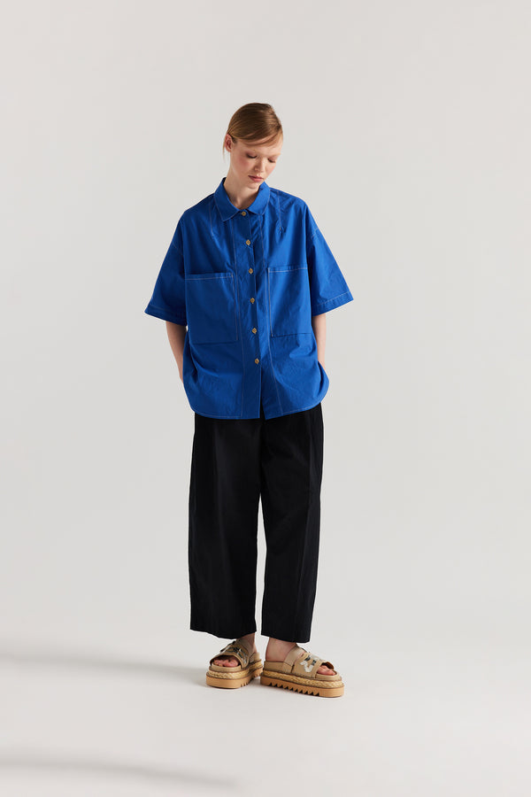 Tumult Shirt Cobalt Blue