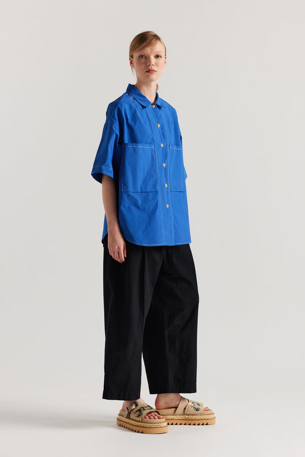 Tumult Shirt Cobalt Blue