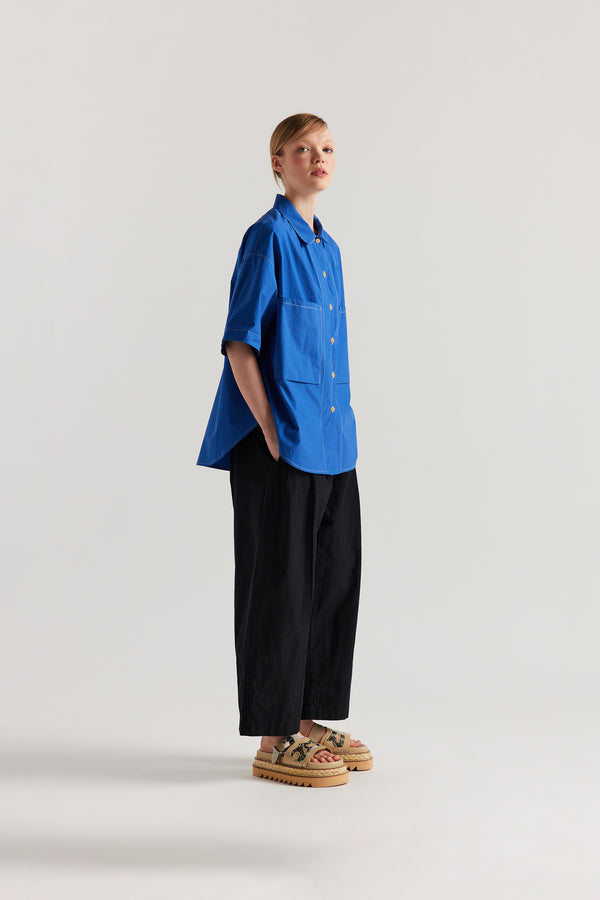 Tumult Shirt Cobalt Blue