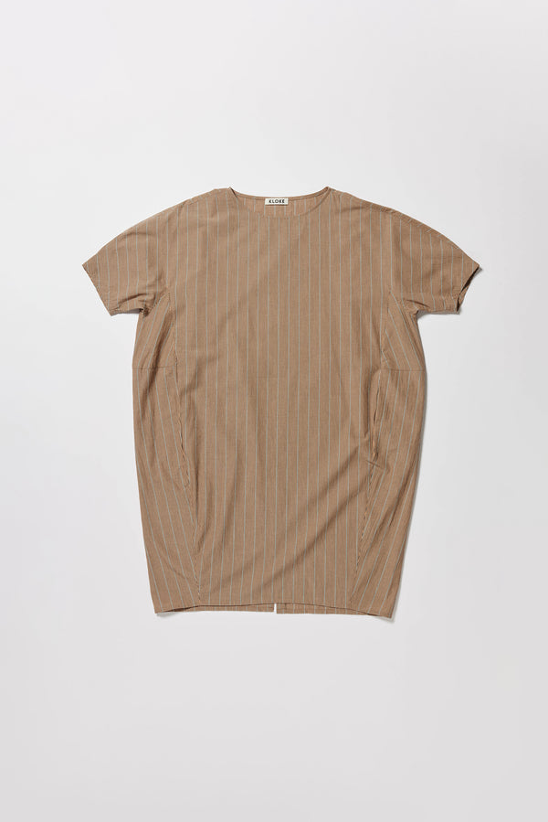 Yielding Dress Clay Stripe