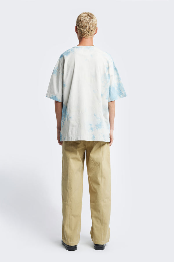 Chroma Hand-Dyed Tee Pale Blue