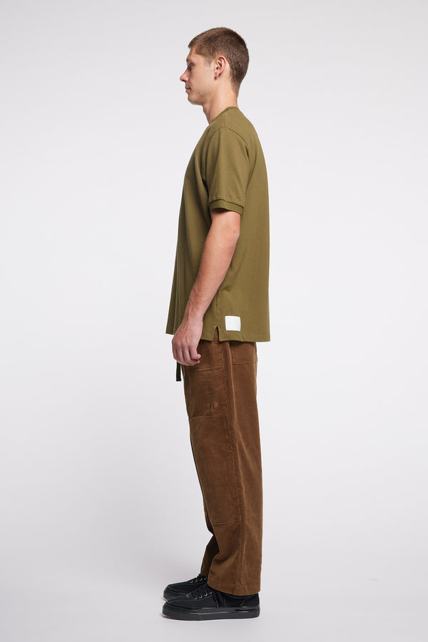 Pique S/S Tee Olive