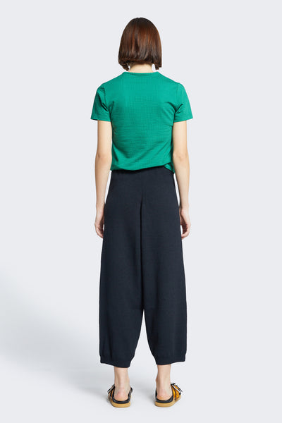 Opaque Knit Pant Black