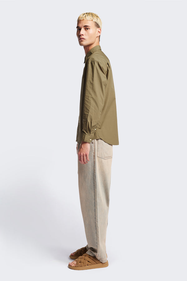 Iberia Long Sleeve Shirt Olive Brown