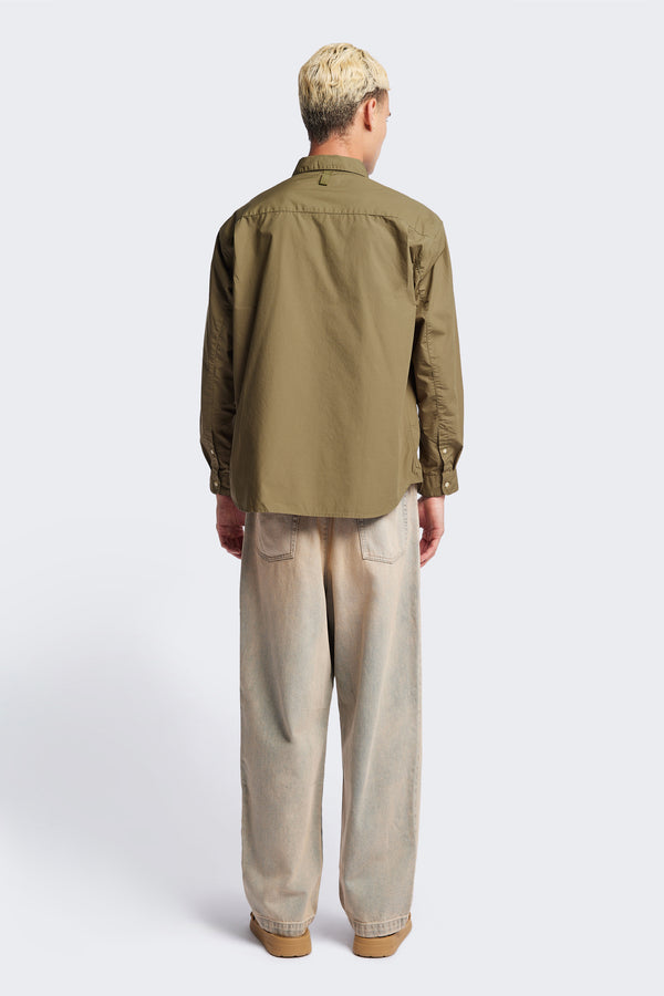 Iberia Long Sleeve Shirt Olive Brown