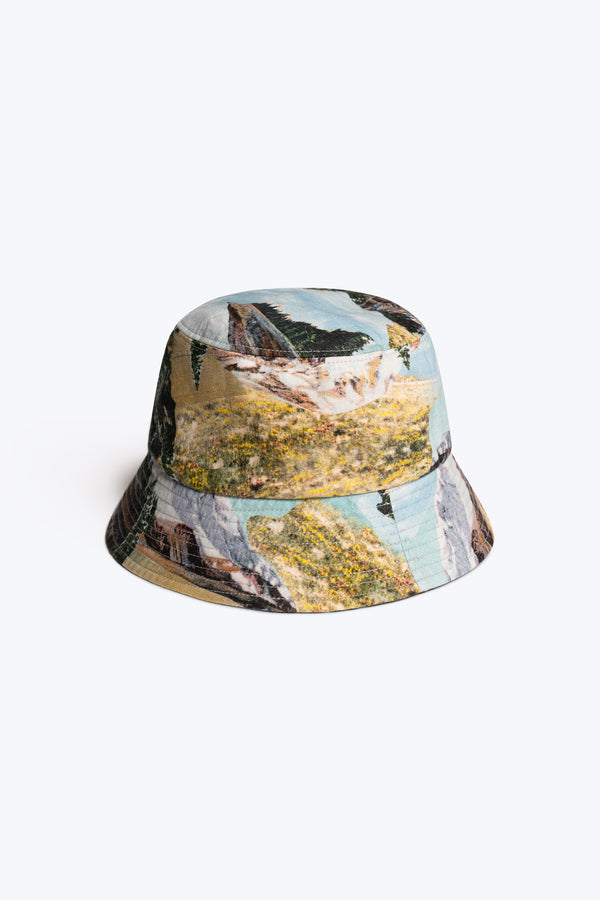 Odyseia Bucket Hat Vortex Mountain Print